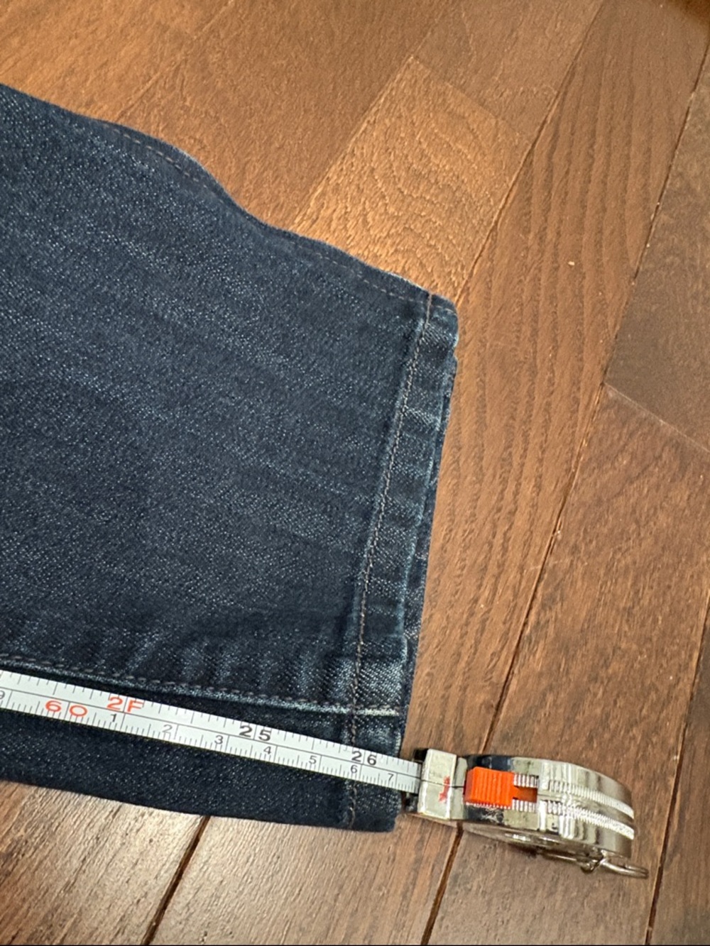 Uniqlo High Rise Skinny Side Hip Zipper and Ankle Zip Jeans Dark Wash Size 26 - Picture 12 of 14